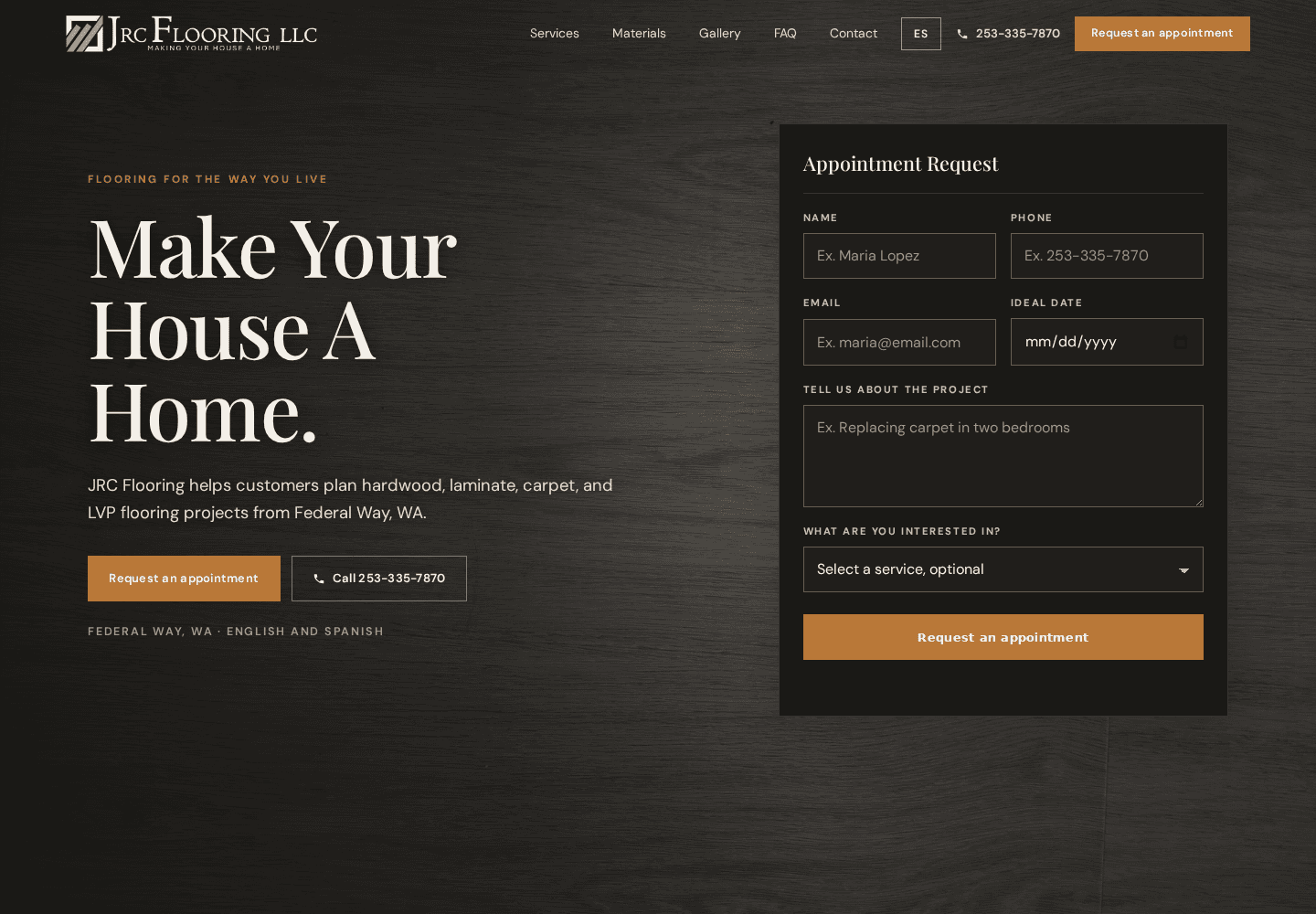 JRC Flooring LLC site