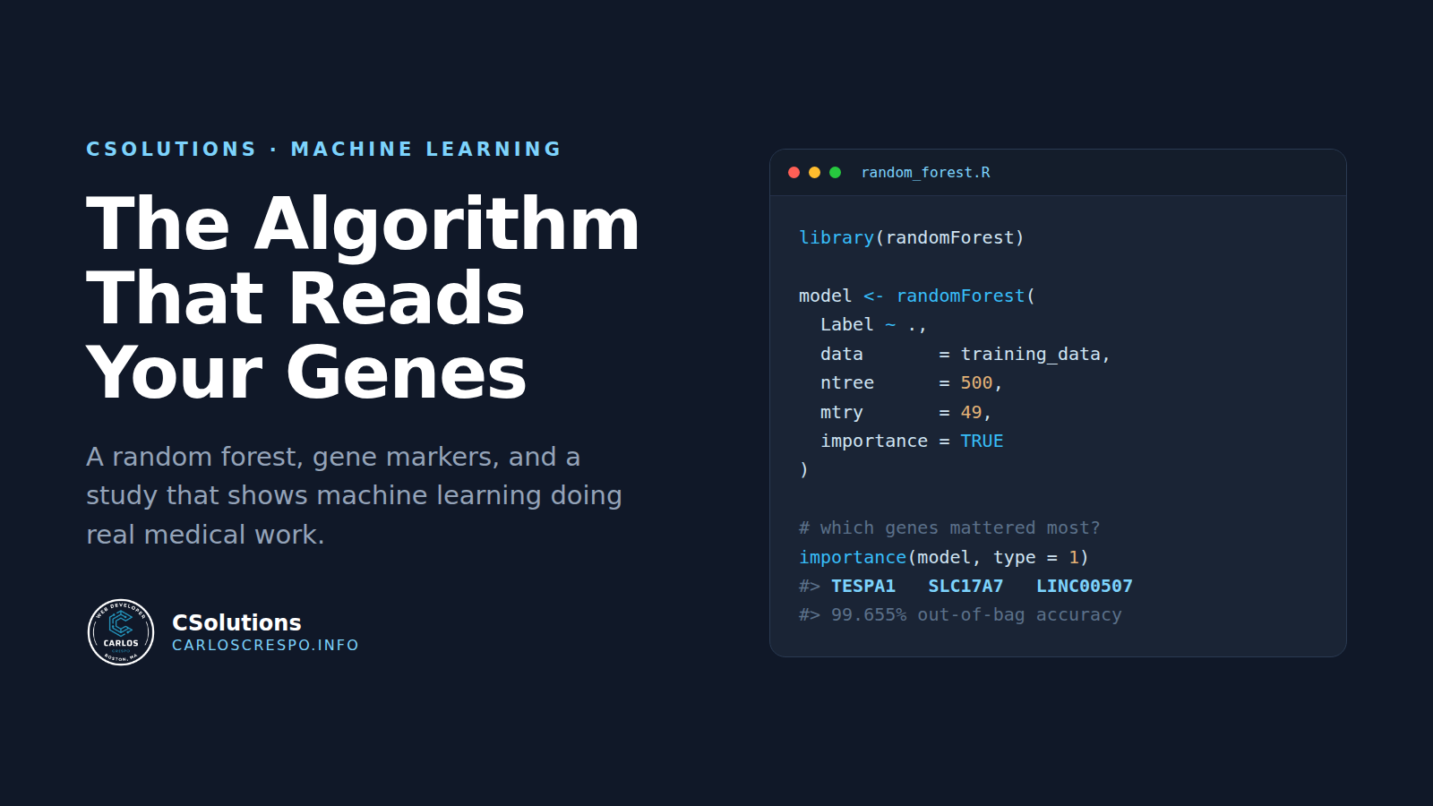 The Algorithm That Reads Your Genes article cover